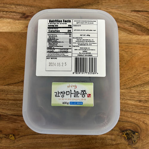 [냉동냉장상품] 간장 마늘쫑 400g